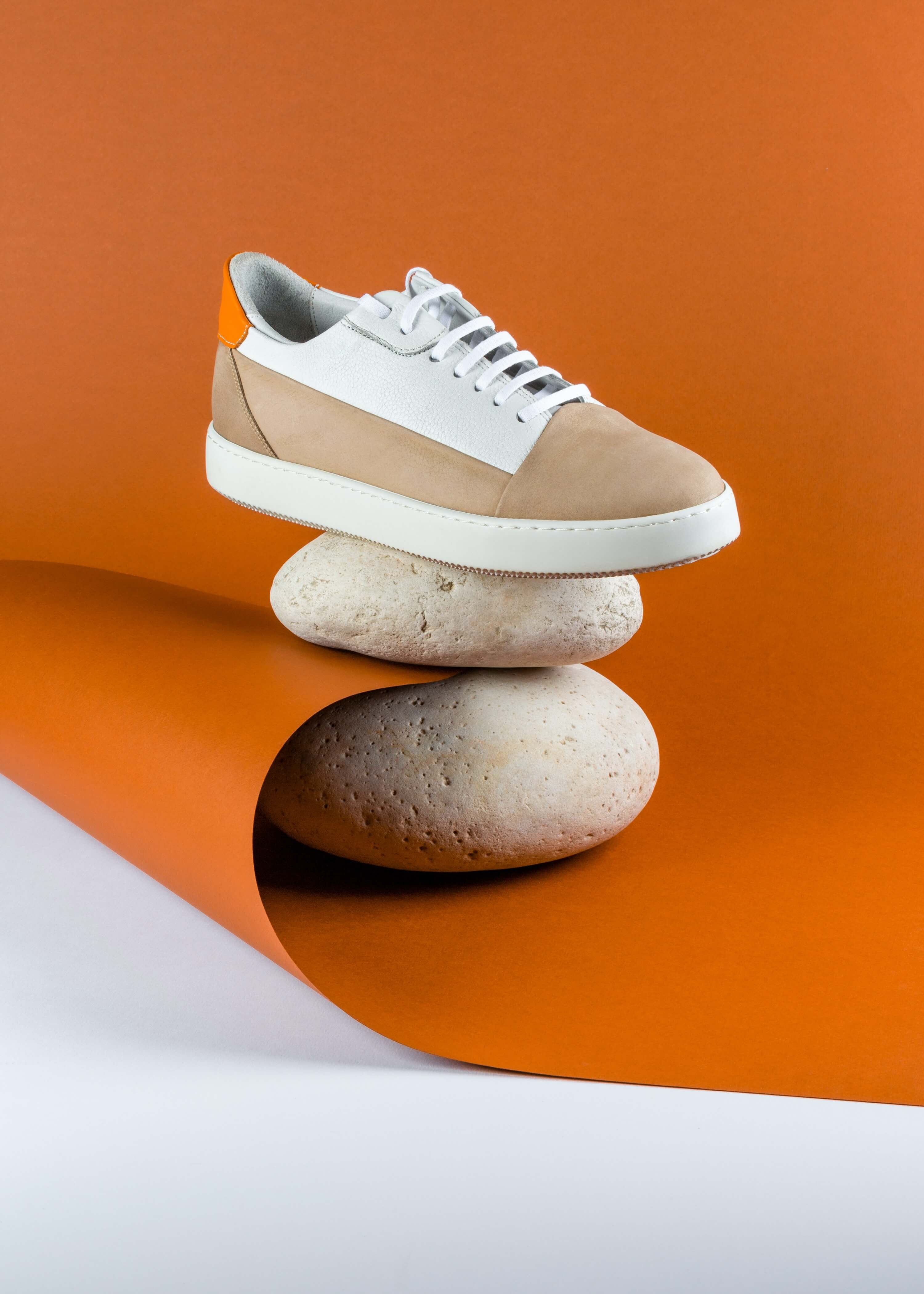 Shoe over some stones